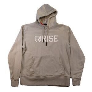 Rise Mens M Hoodie Sand Jeff Nippard Signature Line OTSS Graphic Sweatshirt